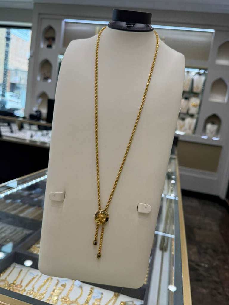 21K Gold Long Necklace - SD30515